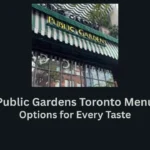 public gardens toronto menu