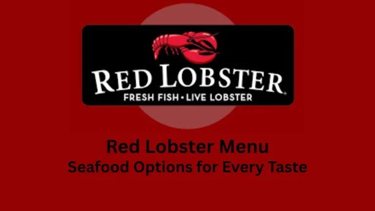 red lobster menu