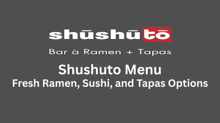shushuto menu