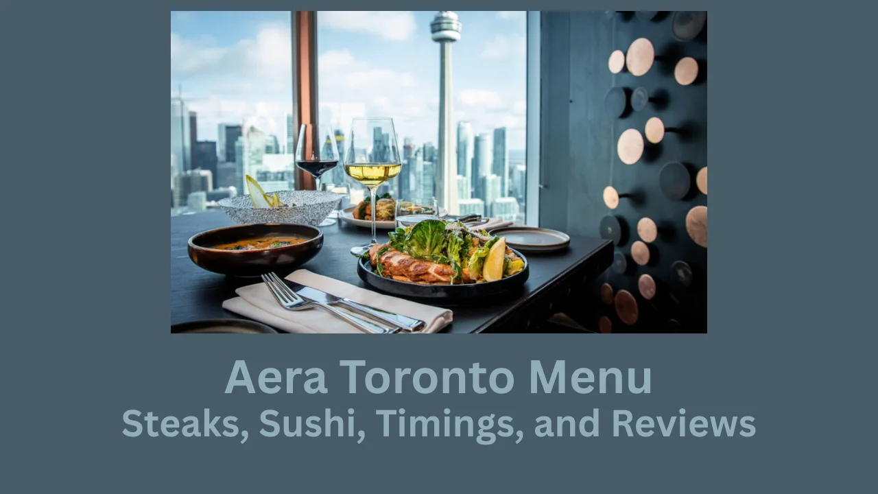 aera toronto menu