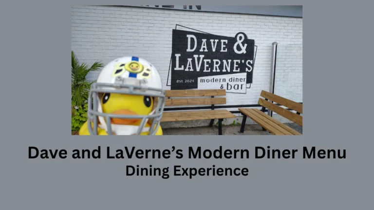 dave and laverne's modern diner menu