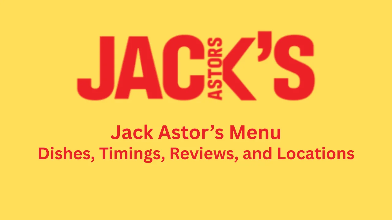 jack astor's menu