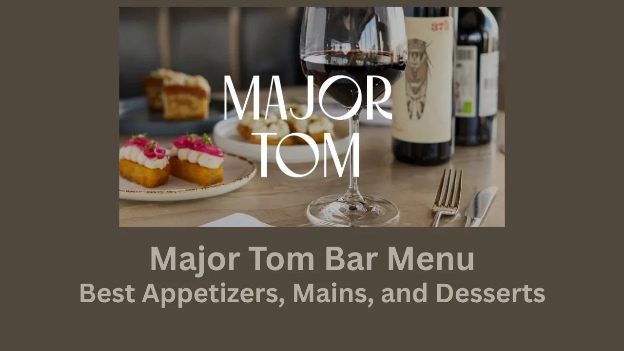 major tom bar menu
