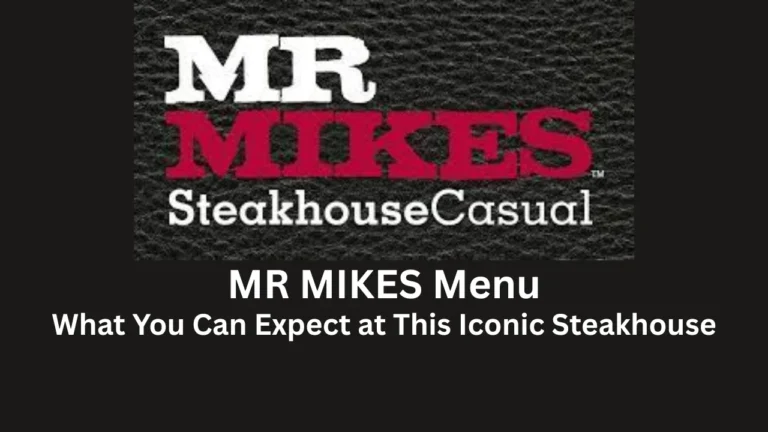 mr mikes menu