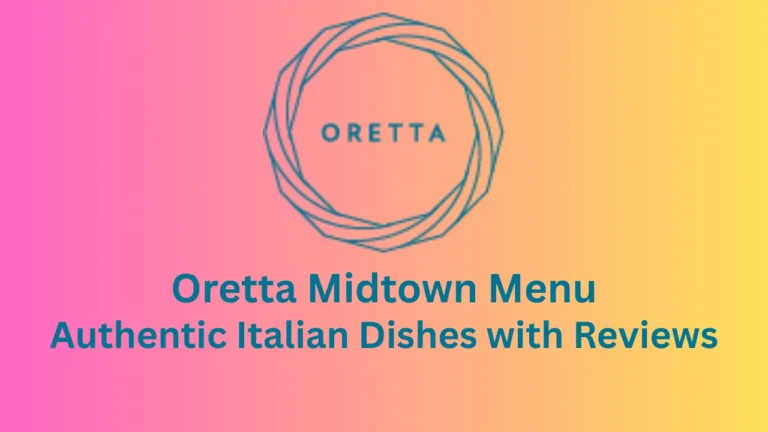 oretta midtown menu
