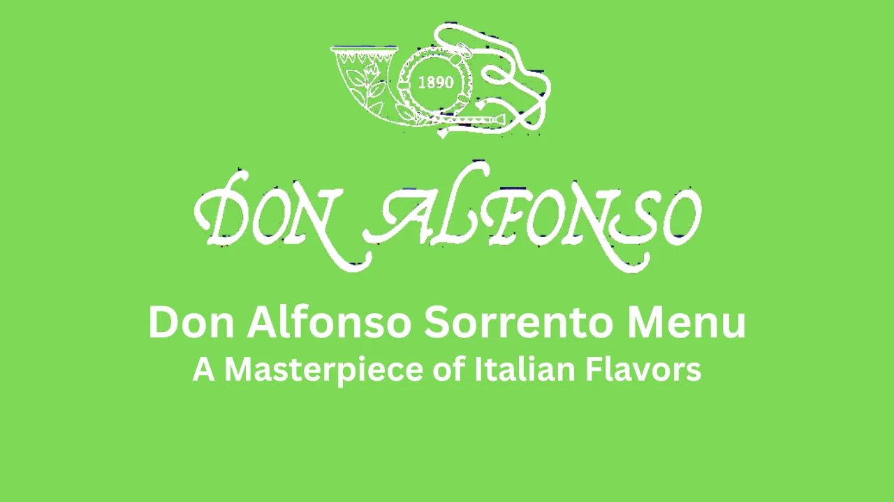 don alfonso sorrento menu