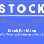 stock bar menu