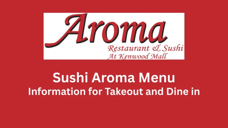 sushi aroma menu