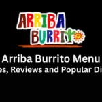 arriba burrito menu