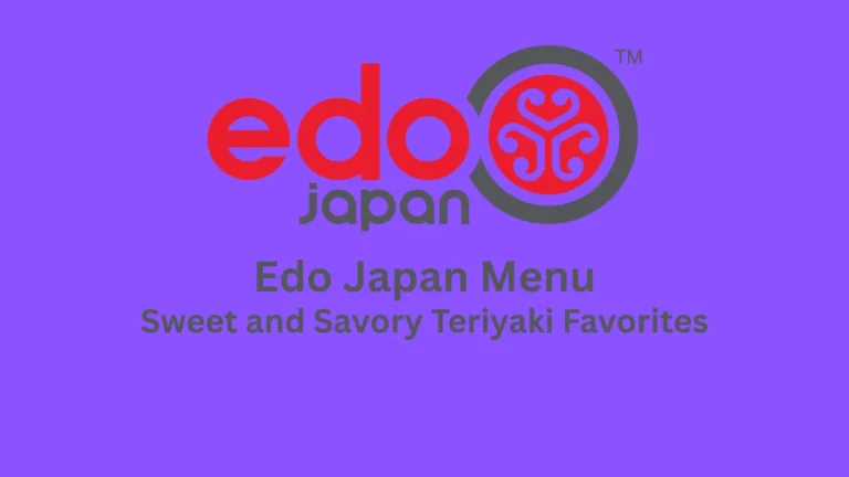 edo japan menu