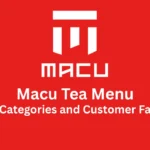 macu tea menu