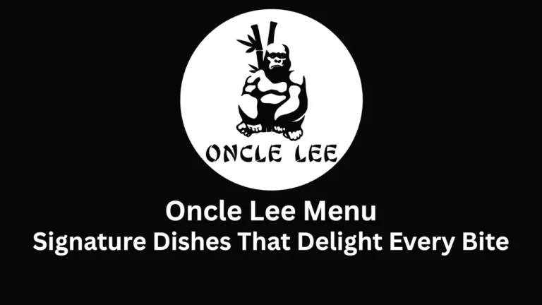oncle lee menu